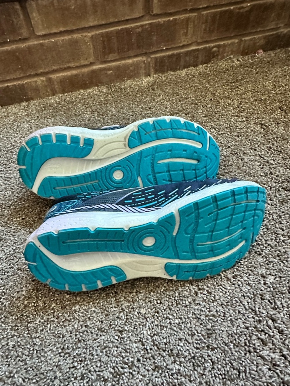 Brooks Glycerin GTS 20 Womens 8.5 Wide Blue Running Shoes Sneakers 1203701D499 - Picture 6 of 7